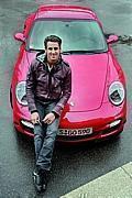 Adrian Sutil ist vom Porsche 911 Turbo begeistert. Foto: Auto-Reporter/Porsche